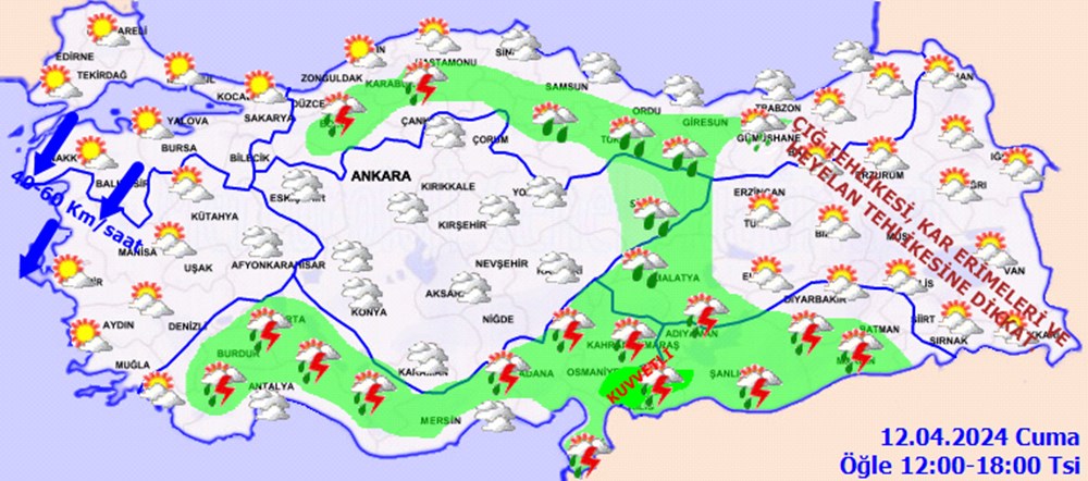 Bahar havası sürecek mi? Meteoroloji’den 3 bölge içinsağanak uyarısı (İstanbul, Ankara, İzmir hava durumu) - 9