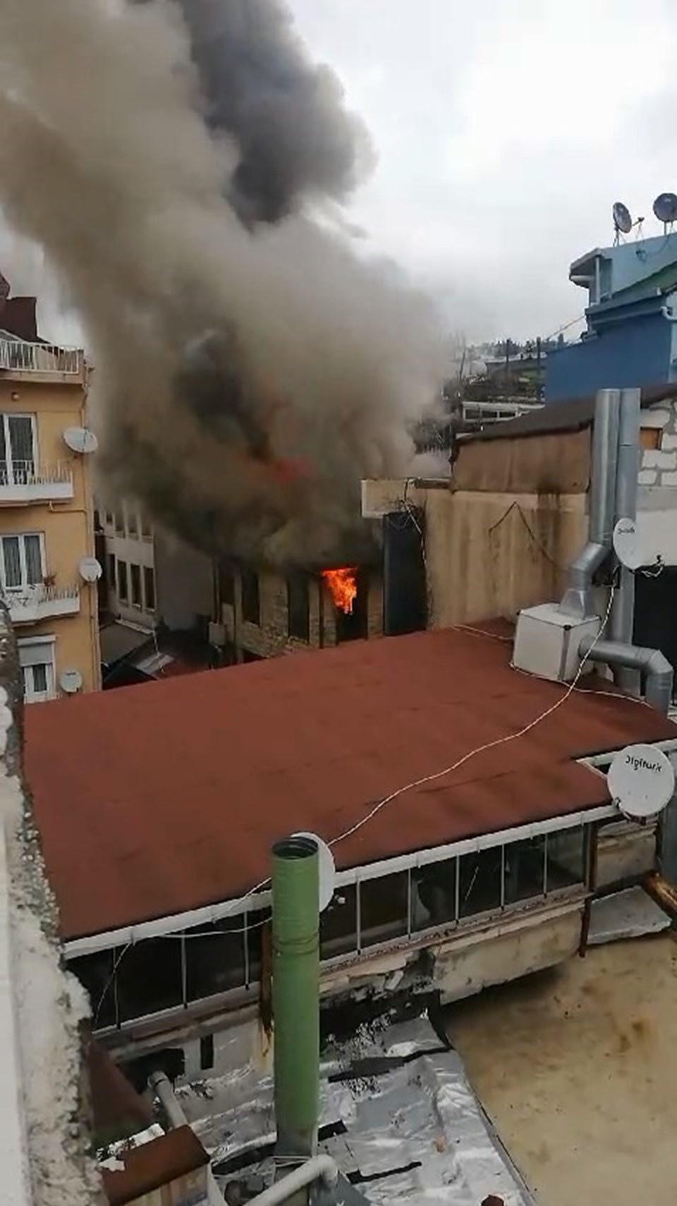 Ortaköy'de restoranda yangın - 2