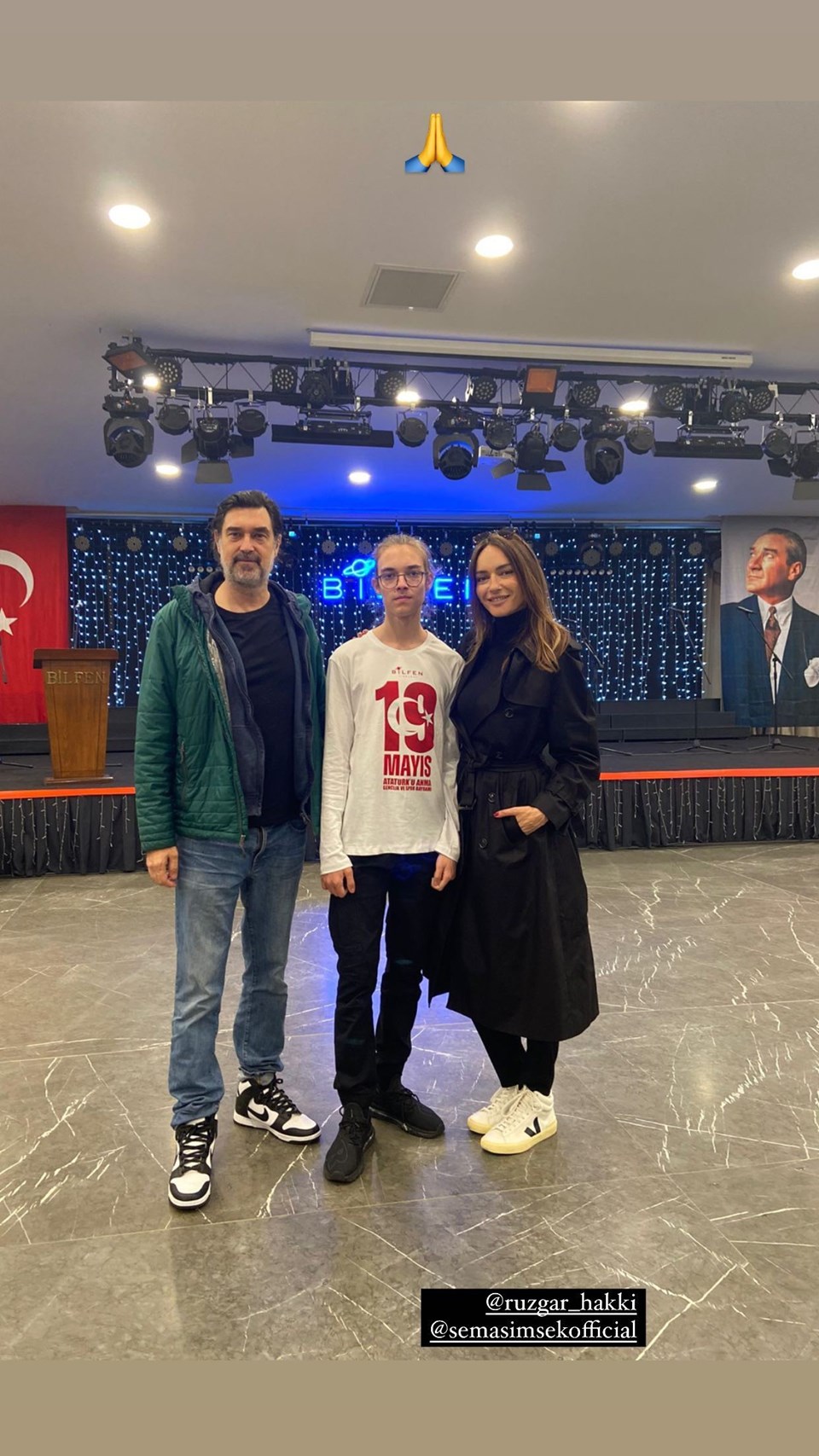 Eski eşler Burak Hakkı ve Sema Şimşek yıllar sonra yan yana - 1