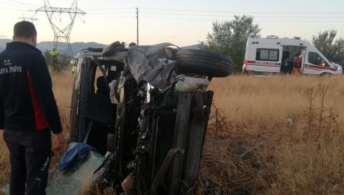 Amasya’da kaza: 4 kişi yaralandı