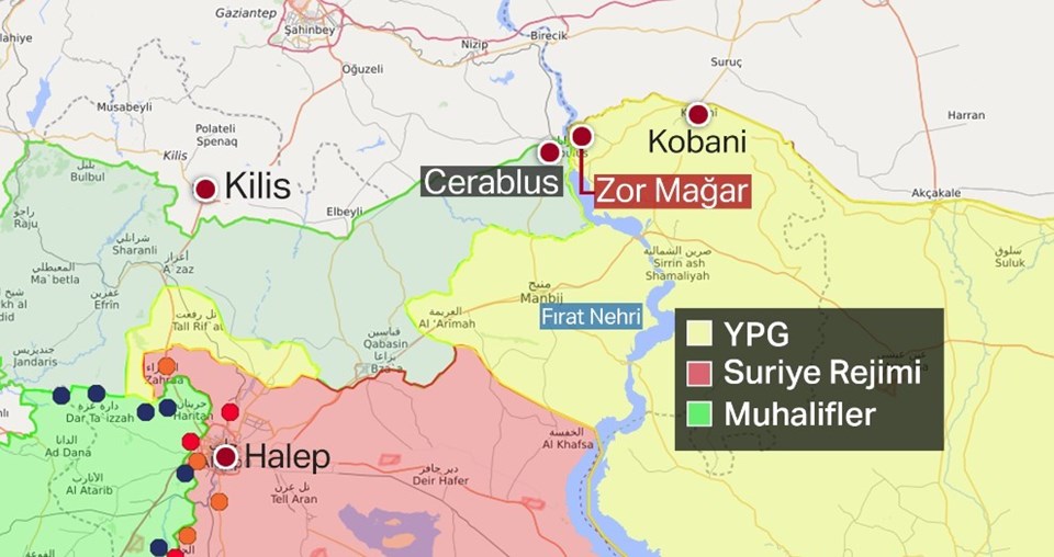 SON DAKİKA: Fırat'ın doğusunda YPG vuruldu - 1