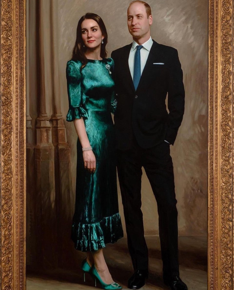 Prens William ve Kate Middleton'ın evliliklerinin 10. yılına özel portre - 1