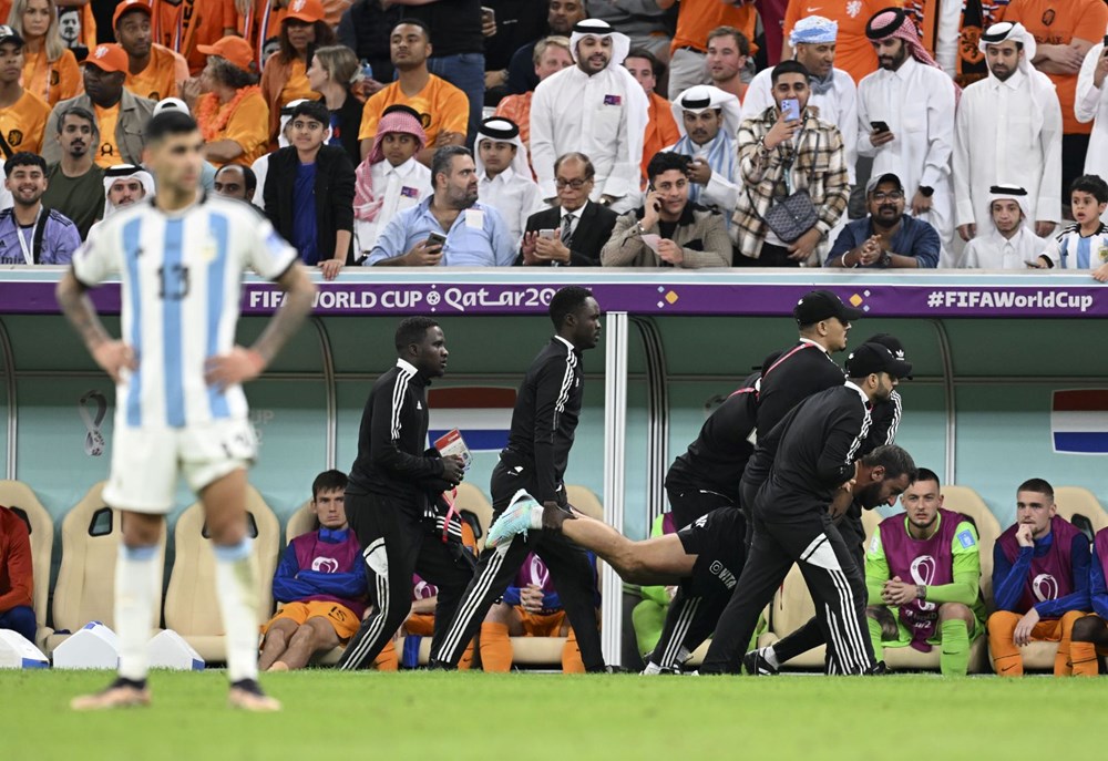 Arjantin'in Hollanda'yı elediği maçta tepki çeken kare - 23