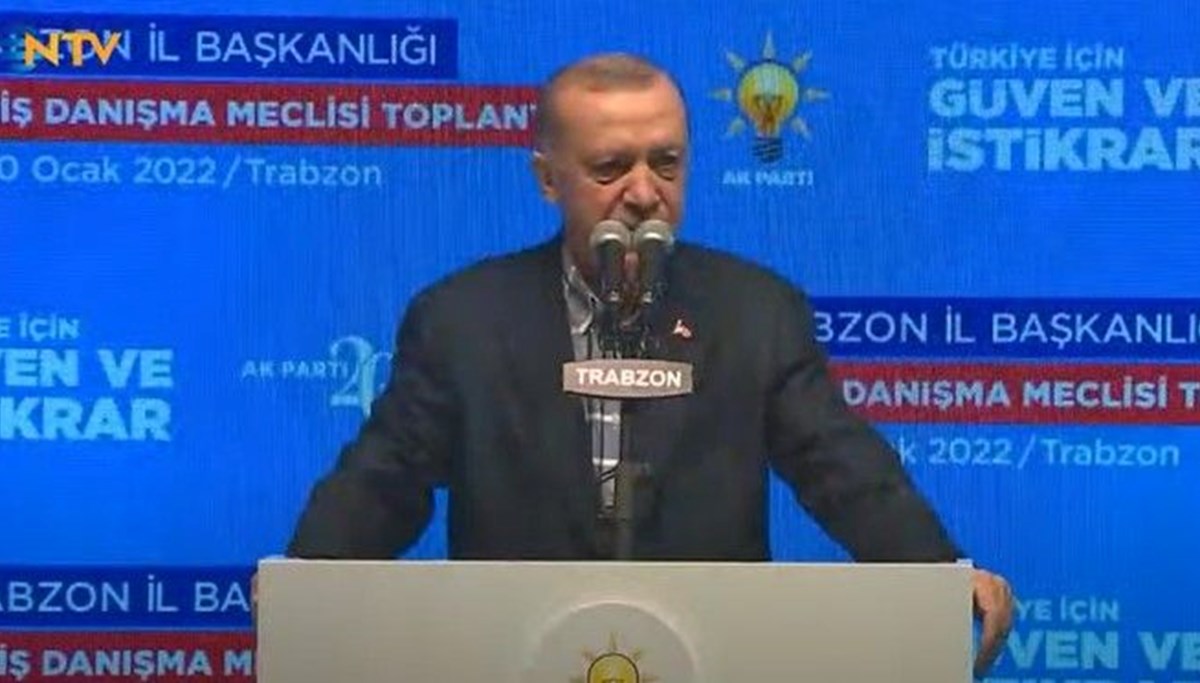 Cumhurbaşkanı Erdoğan konuşuyor