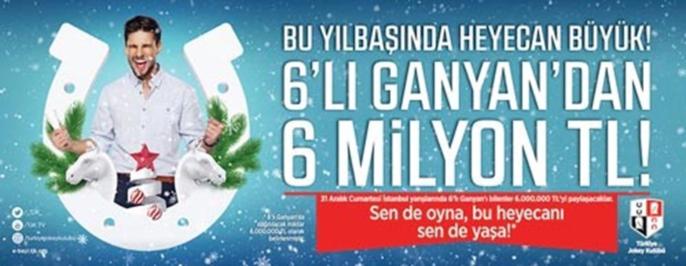 6'lı Ganyan yılbaşı günü 6 milyon TL ikramiye dağıtacak - 1