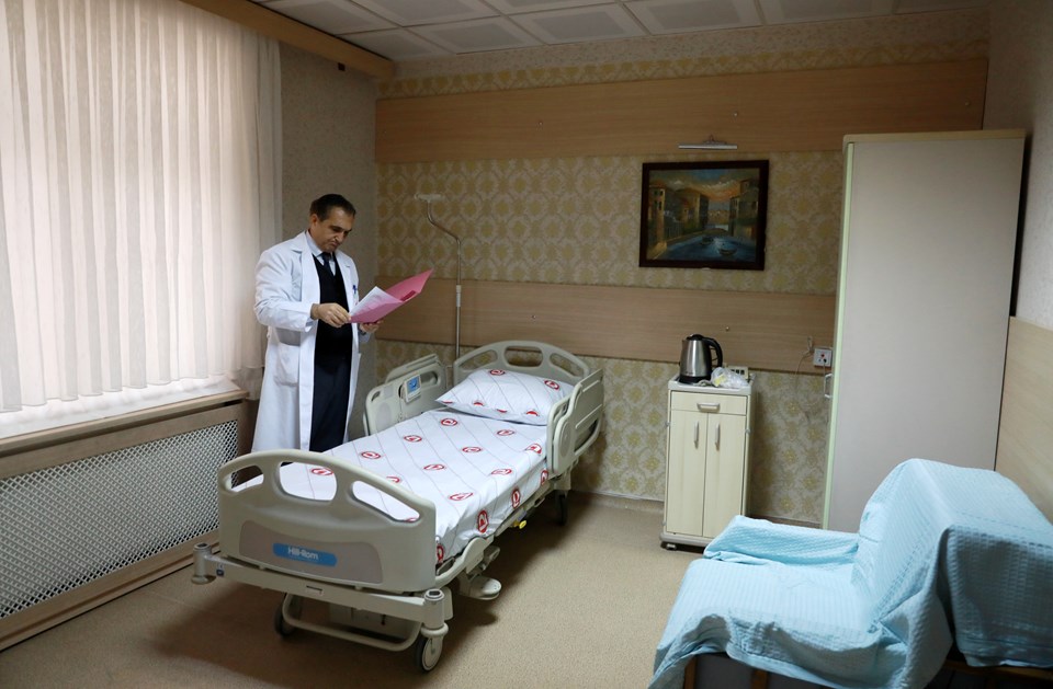 Çin'in Wuhan kentinden tahliye edilenler için hazırlanan hastane görüntülendi - 1