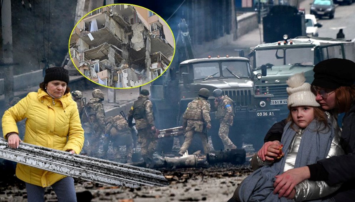 Rusya'nın saldırısının 3. gününde Ukrayna'dan fotoğraflar