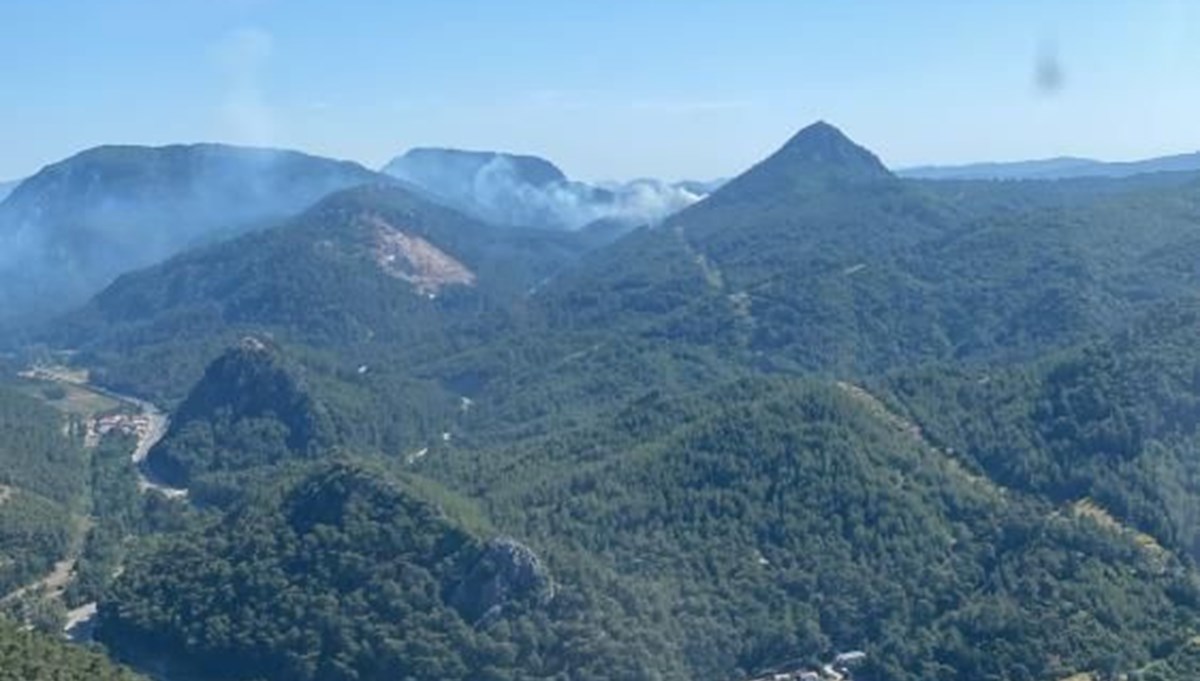 Muğla Marmaris'te orman yangını Muğla Marmaris'te orman yangını
