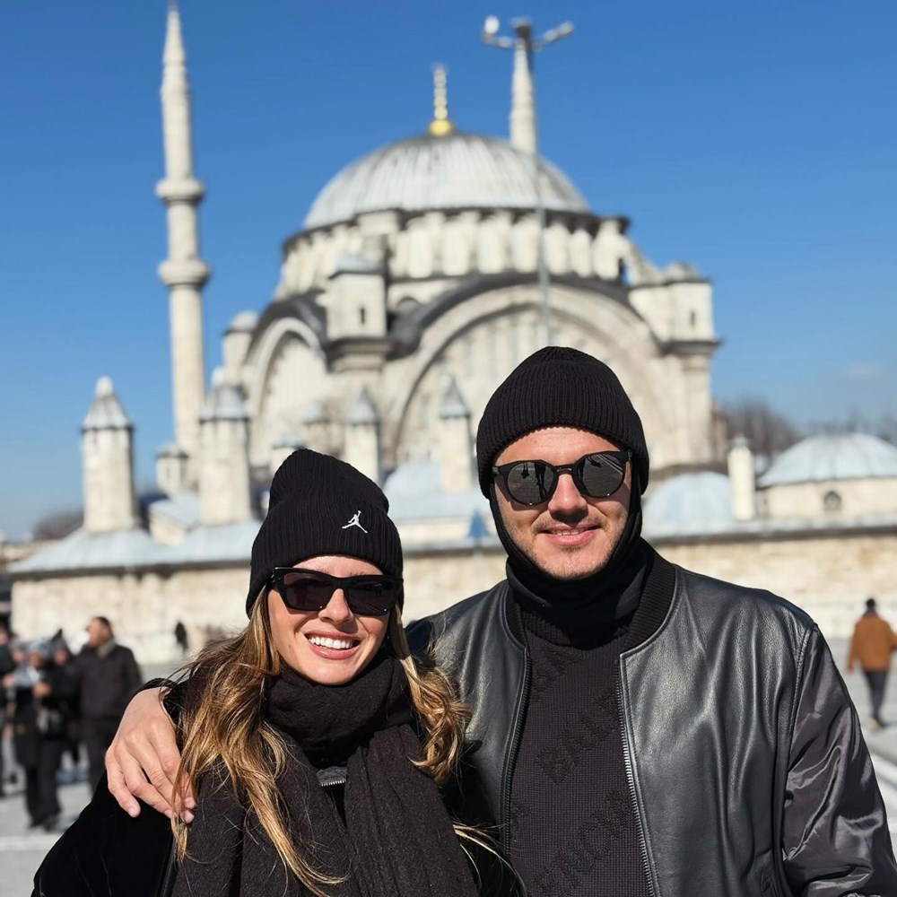 Icardi ve sevgilisi China Suarez'in İstanbul turundan yeni fotoğraflar: Tanınmamak için maske taktı! - 6