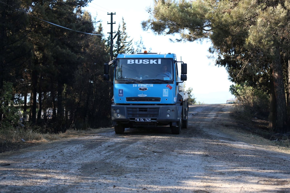 Bursa’da üniversite kampüsüne sıçrayan yangın 700 dekar alanı küle çevirdi