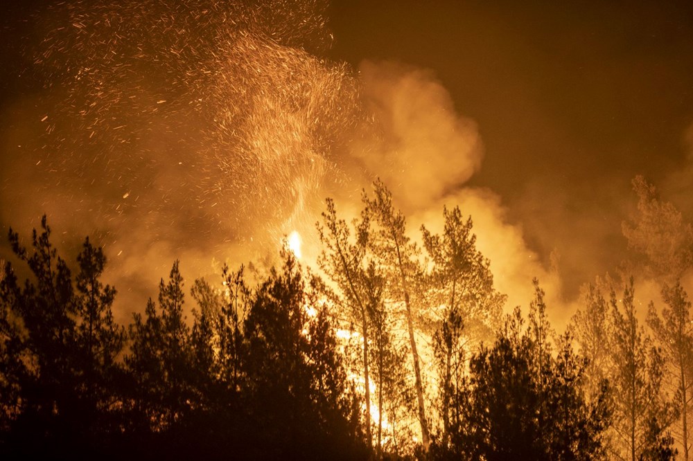 Marmaris'te orman yangını: Havadan müdahale yeniden başladı - 11