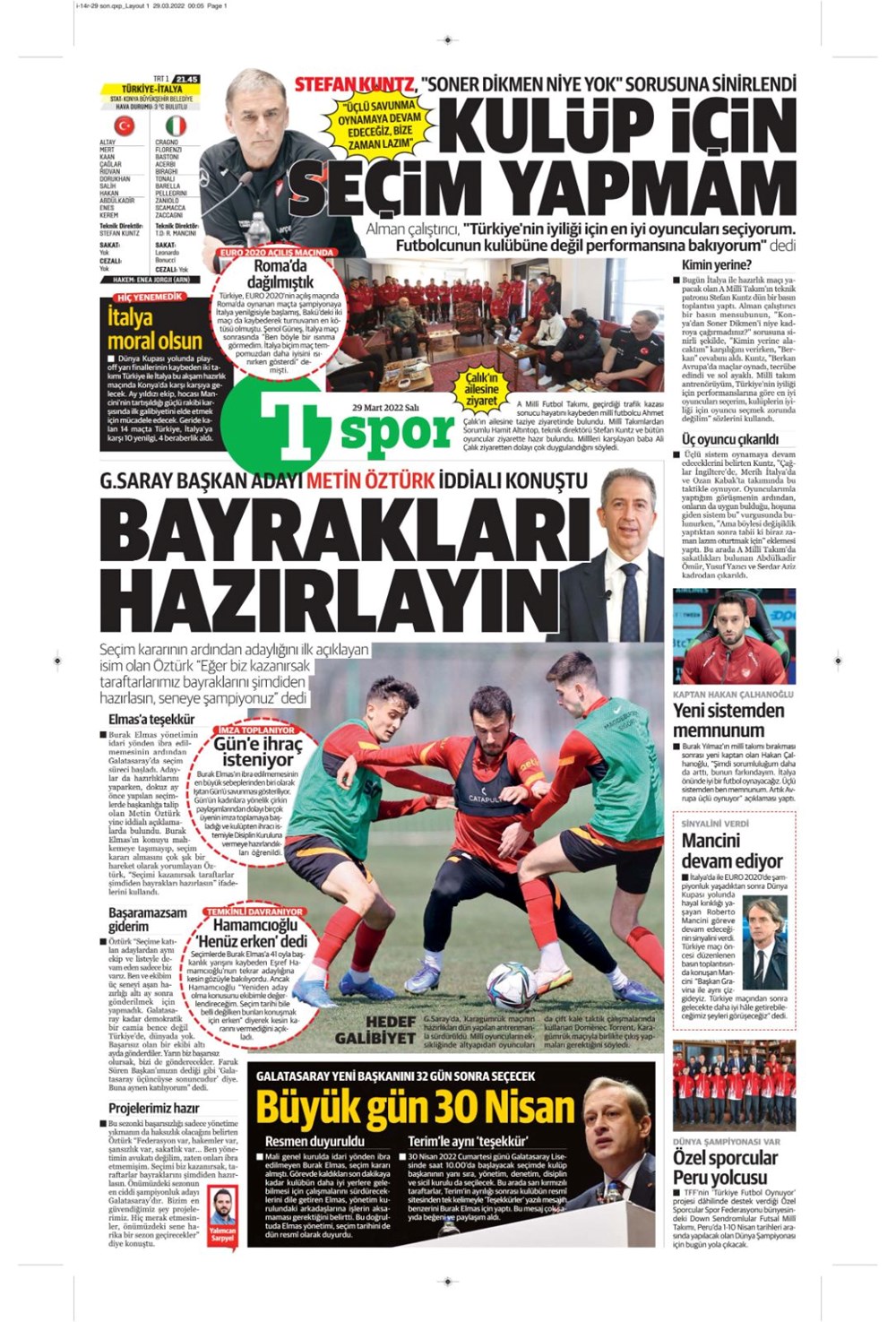 Günün spor manşetleri (29 Mart 2022) - 17