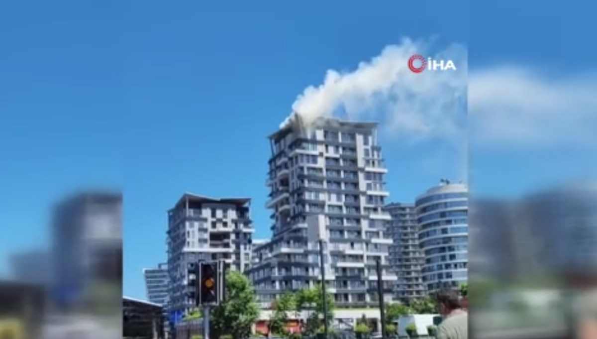 İstanbul'da rezidans yangını
