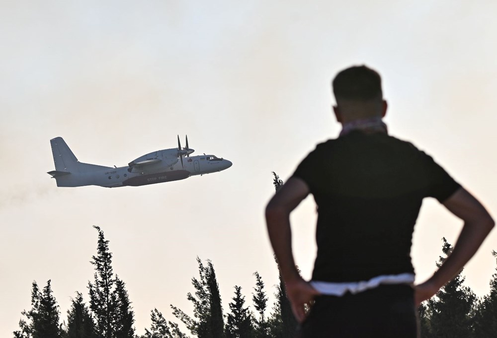 İzmir'de Aliağa ve Menderes'te orman yangını - 21