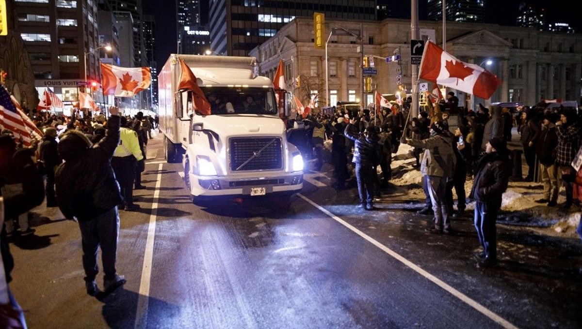 Kanada’da kamyon şoförü protestoları bir haftadır sürüyor: Başkentte OHAL ilan edildi