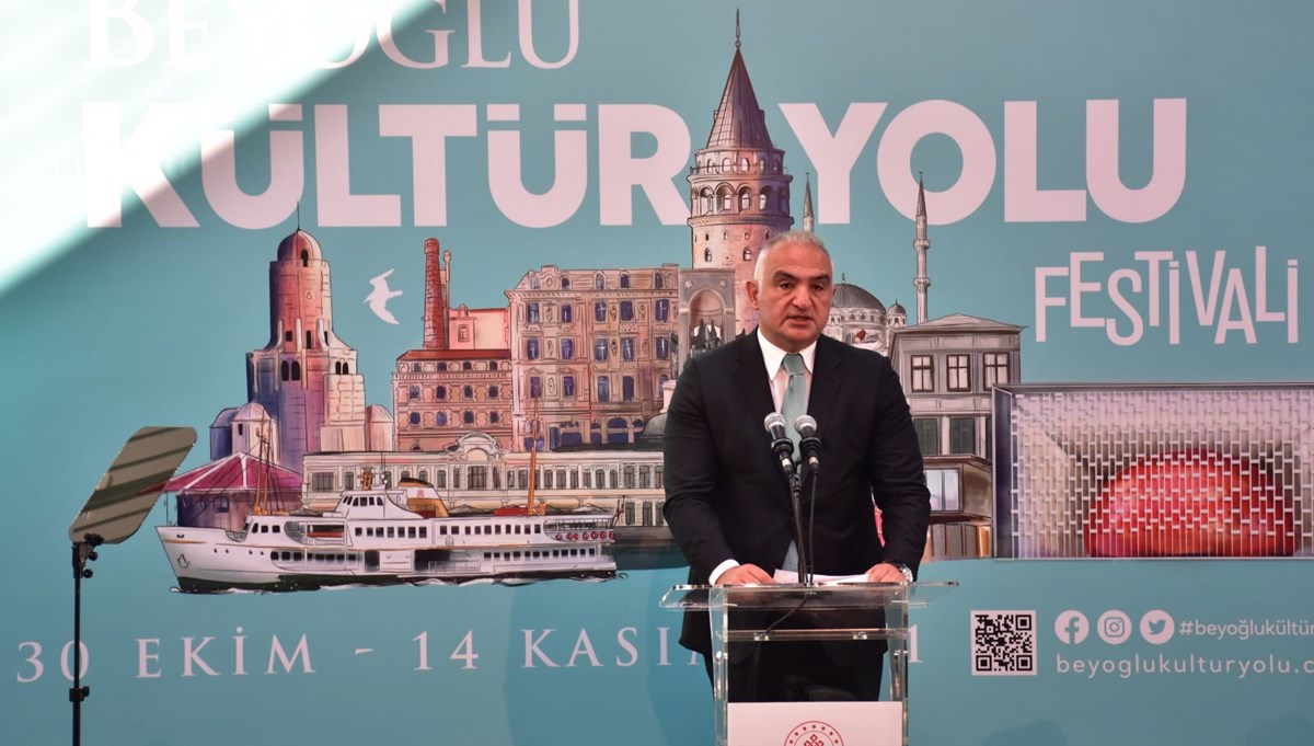 Bakan Ersoy: Kültür Yolu Festivali'ne Galataport'tan başlıyoruz
