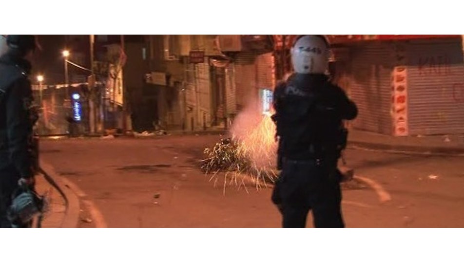 Okmeydanı'nda olaylı gece