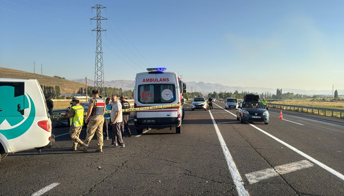 Erzurum'da feci kaza: 4 kişi hayatını kaybetti