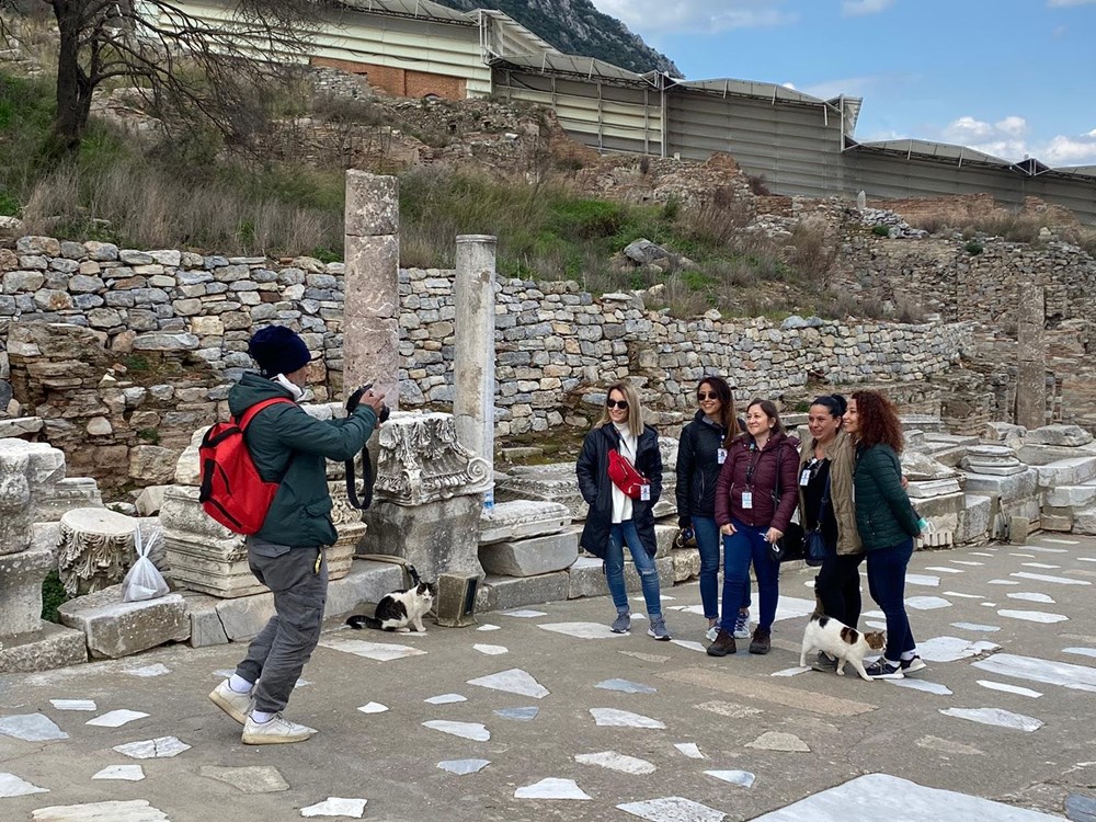 Efes Antik Kenti, pandemi döneminde de güvenli turizmin adresi oldu - 26