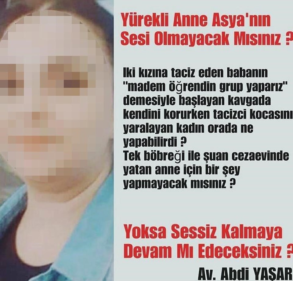 Anne kızlarını istismar eden babayı vurdu: Tutuksuz yargılansın kampanyası - 1