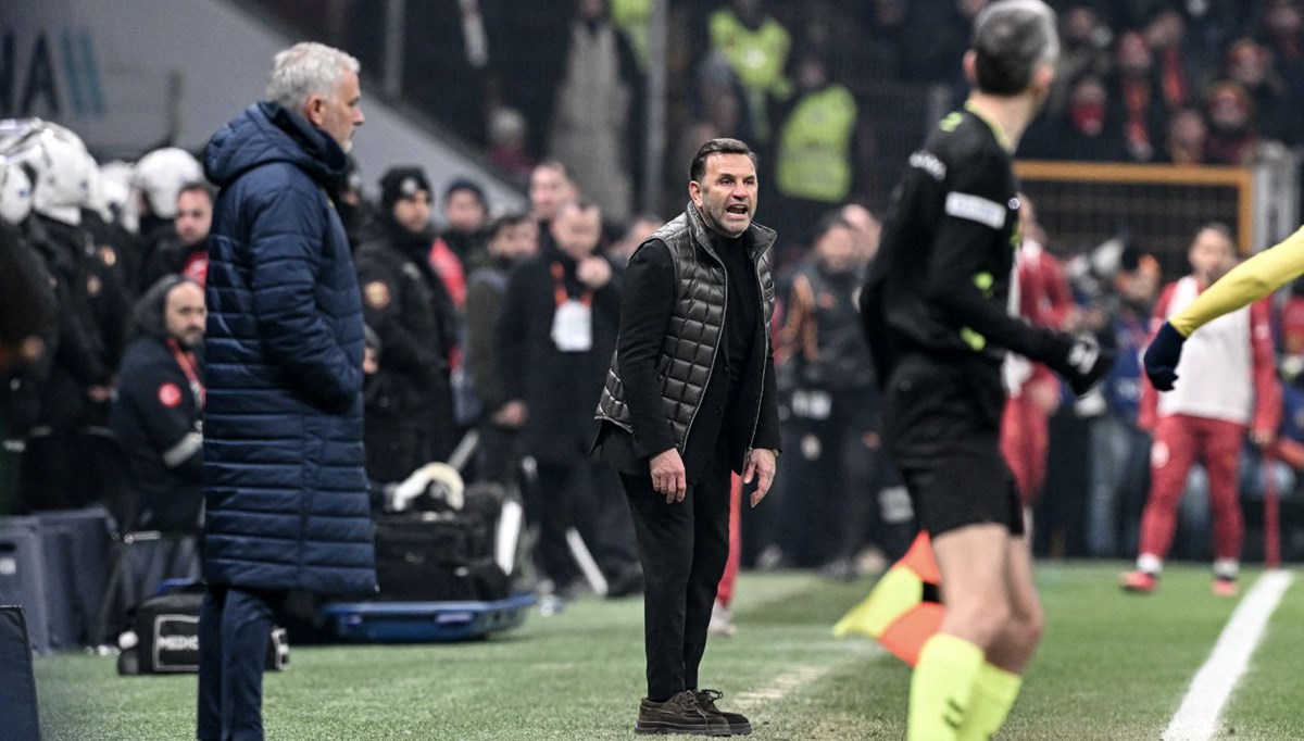 Okan Buruk ile Jose Mourinho, PFDK'ye sevk edildi