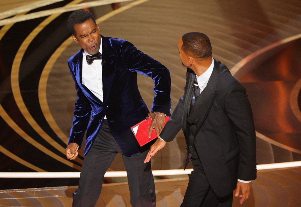 Will Smith, Oscar töreninde komedyen Chris Rock'a tokat attı - 6