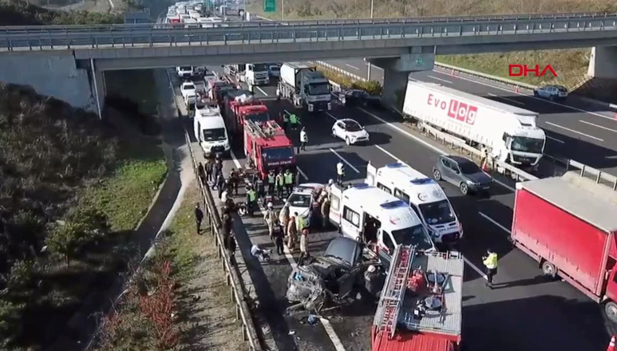 Kuzey Marmara Otoyolu’nda kaza: 6 yaralı