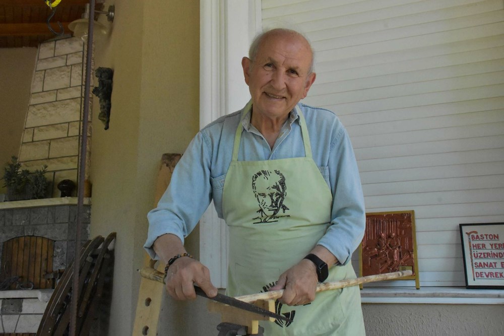 Tayini çıktığı Devrek'te öğrendiği baston üretimini 37 yıldır sürdürüyor 76 Ov2geKBYdESjtcGuiNfOKw