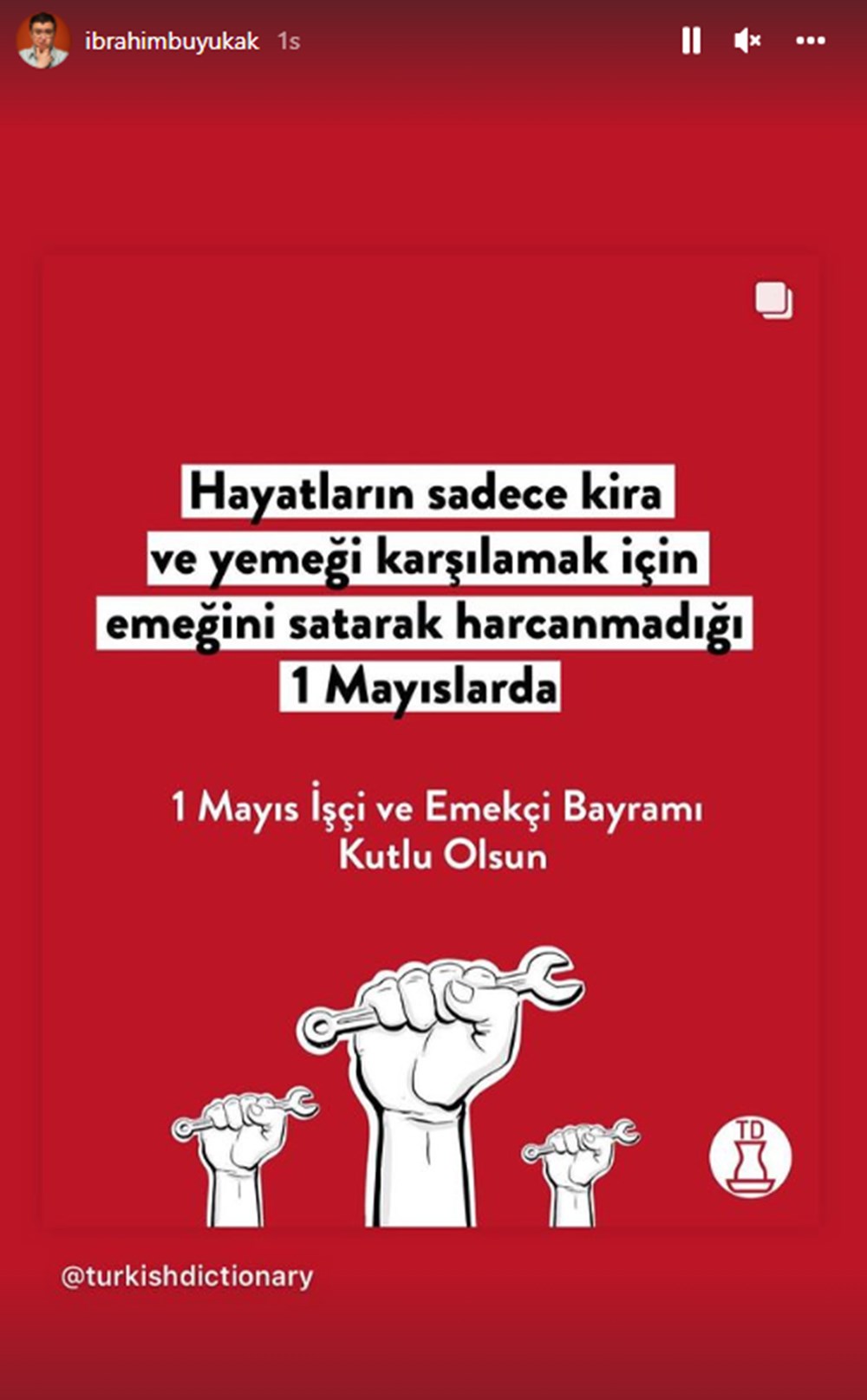 Ünlülerden 1 Mayıs Emek ve Dayanışma Günü mesajları - 6