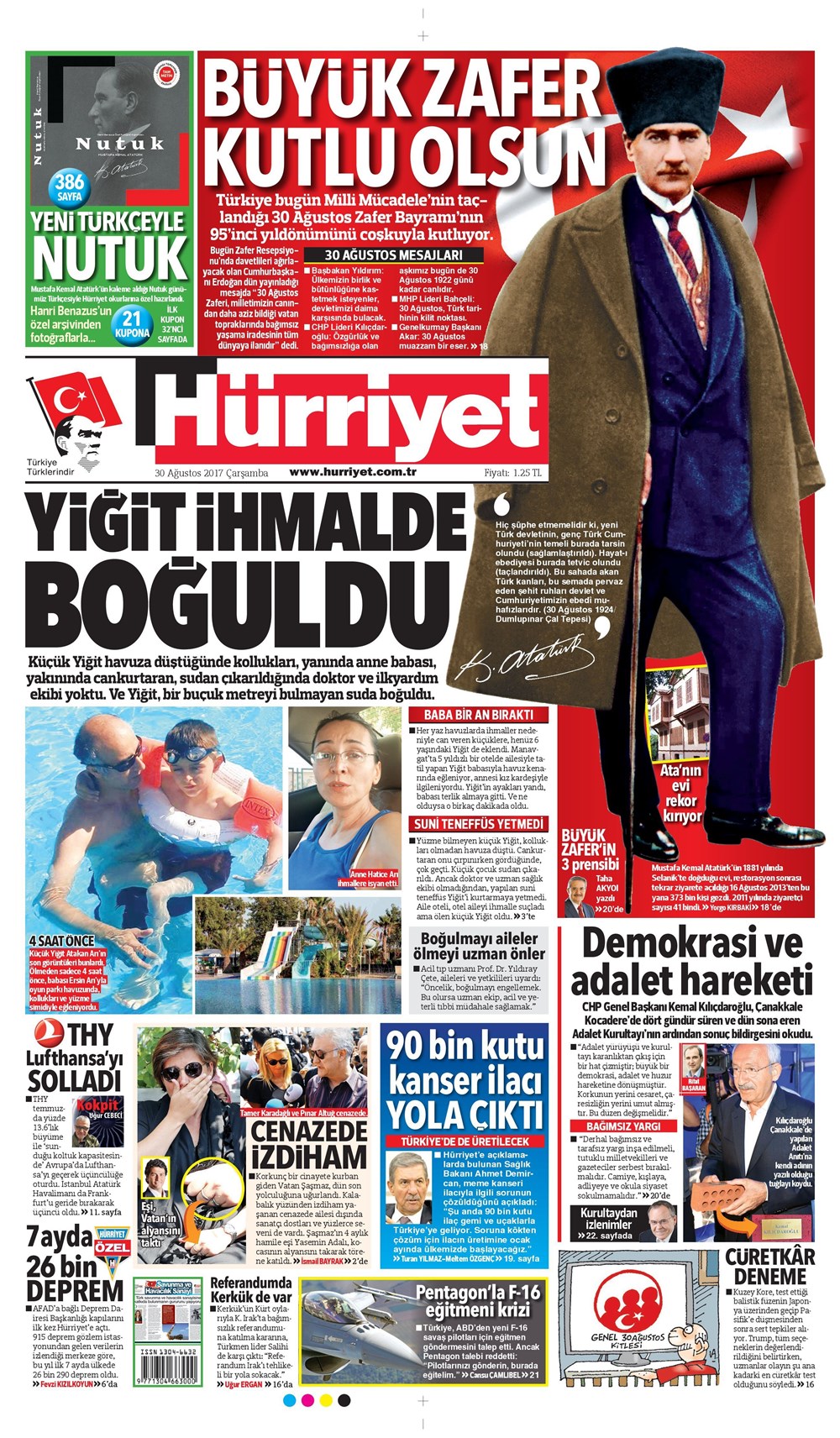 Günün gazete manşetleri (30 Ağustos 2017) Son Dakika Türkiye Günün gazete manşetleri (30 Ağustos 2017) Son Dakika Türkiye