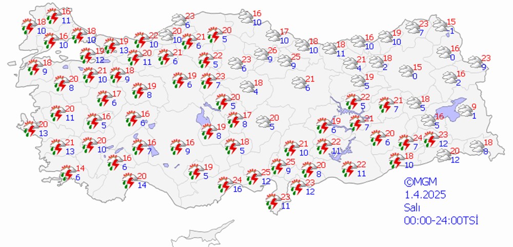 Bayram yoğun yağışlı geçecek: Bazı bölgelerde sel riski var - 13