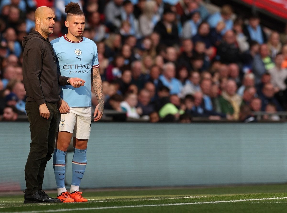 Pep Guardiola ile Kalvin Phillips