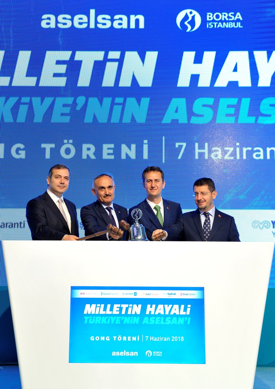 Borsa İstanbul'da gong ASELSAN için çaldı

