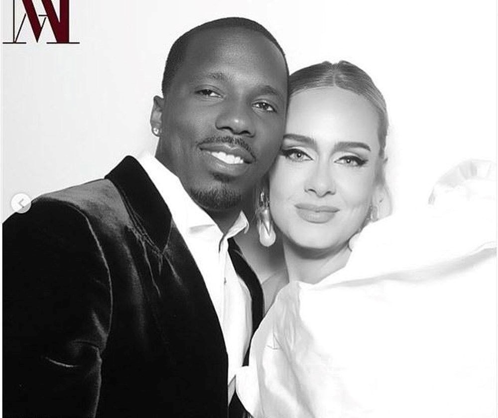 Adele sevgilisi Rich Paul ile NBA All Star maçında - 4