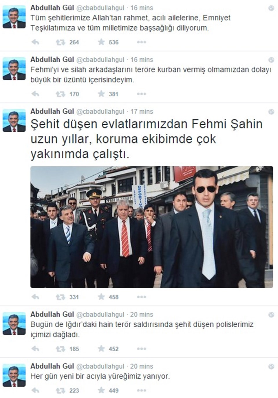 Abdullah Gül'ün eski koruması da Iğdır'da şehit oldu - 1