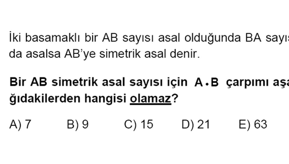 Bu sorunun iki doğru cevabı var