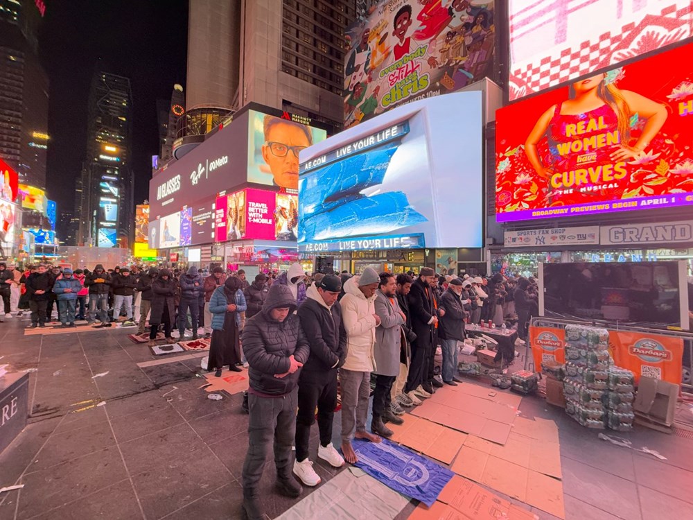 New York Times Meydanı’nda teravih namazı - 8