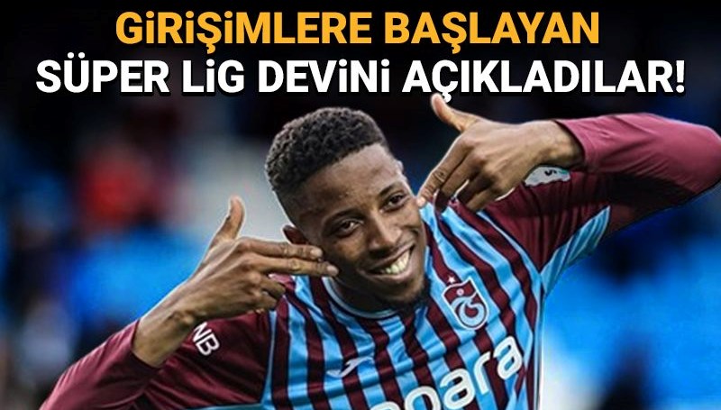 Trabzonspor'u sırtladı, bir başka Süper Lig devi atağa kalktı