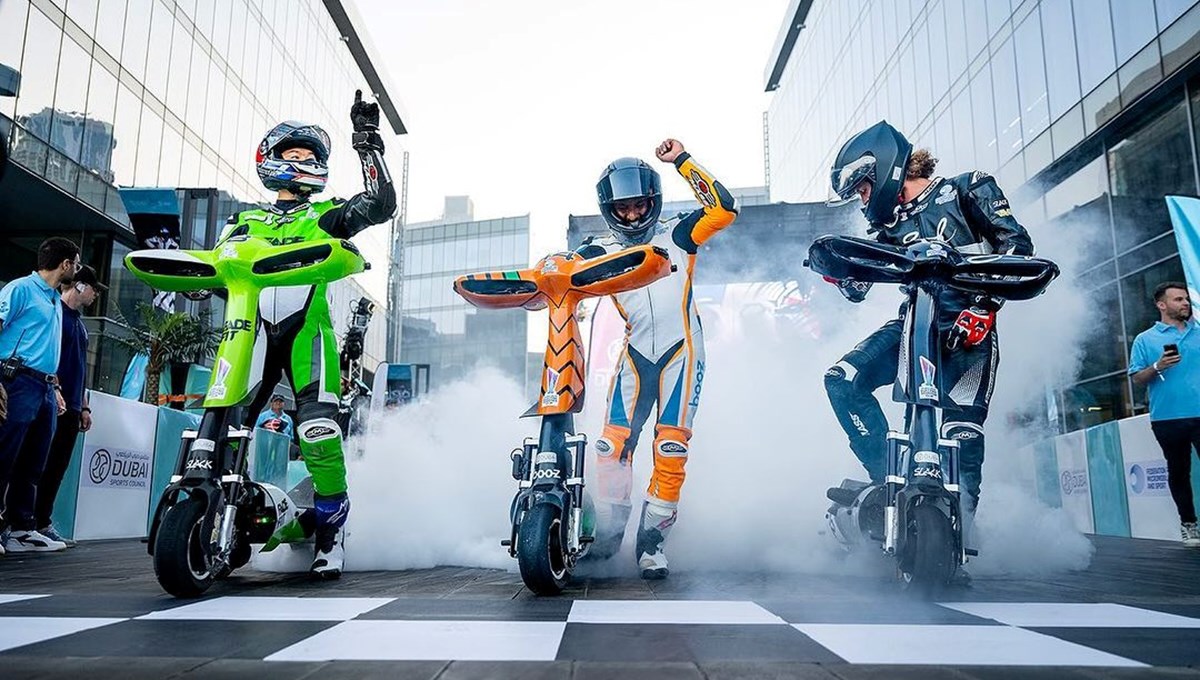 En hızlı scooterlar yarıştı En hızlı scooterlar yarıştı