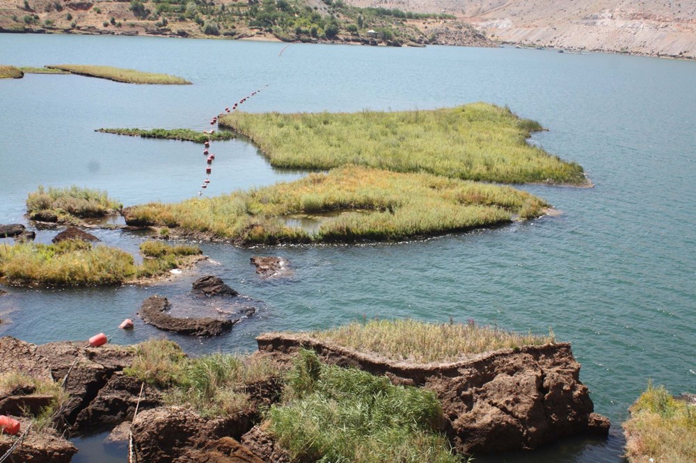 Baraj gölündeki yüzen adalar sabitlenecek - 4