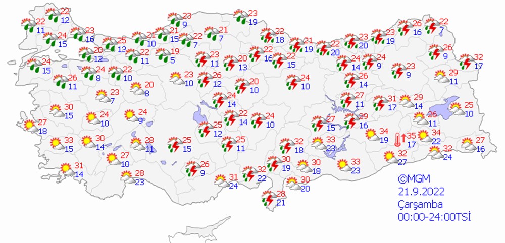 DİKKAT! 17 İL İÇİN SARI KODLU UYARI Dikkat! 17 il için sarı kodlu uyarı (İstanbul, Ankara, İzmir ve diğer illerde bugün hava nasıl olacak) - 5