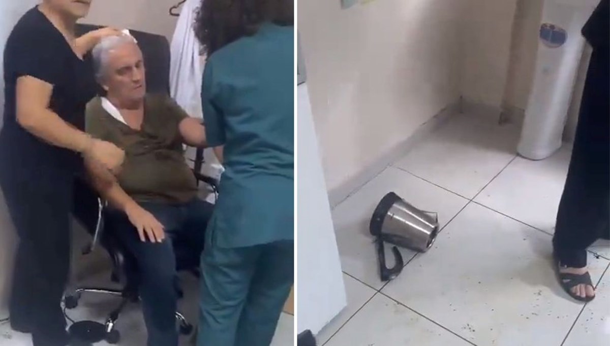 Aile hekimine elektrikli çaydanlıkla saldırı: Sol omzu çıktı, kafatasında çatlak var Aile hekimine elektrikli çaydanlıkla saldırı: Sol omzu çıktı, kafatasında çatlak var