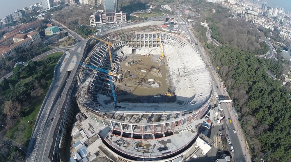 Beşiktaş�ın yeni stadı Vodafone Arena�da sona yaklaşılıyor NTV