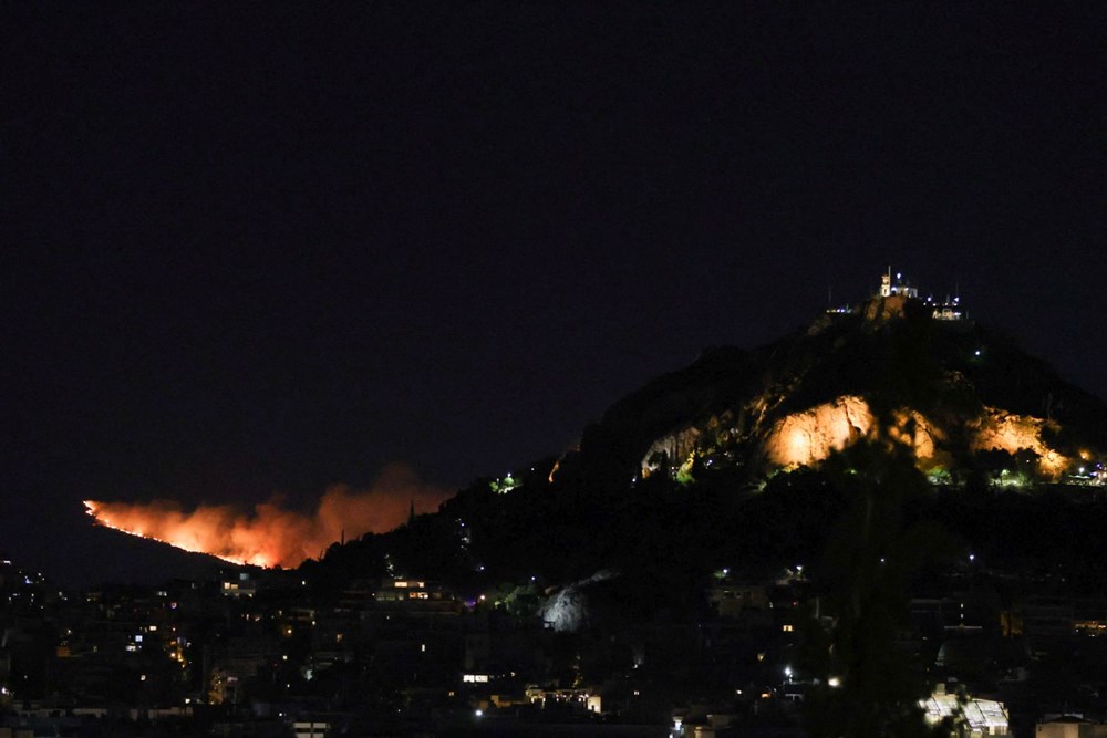 Atina yakınlarında orman yangını büyüdü: Evler hasar gördü, hastane boşaltıldı - 7
