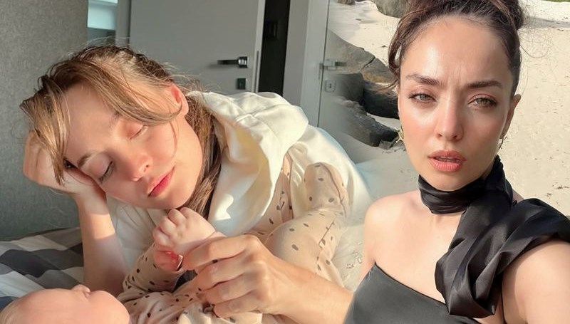Zeynep Tuğçe Bayat'tan oğlu Atlas ile yeni pozlar