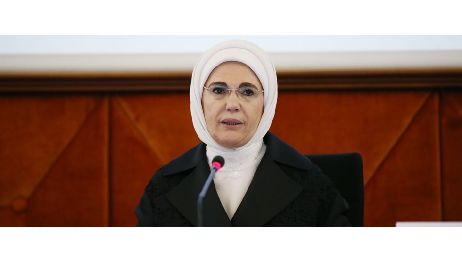 Emine Erdoğan Cenevre'de konuştu