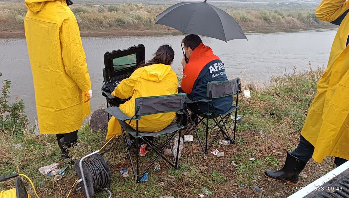Kayıp genç için Dicle Nehri'nde arama çalışması Kayıp genç için Dicle Nehri'nde arama çalışması