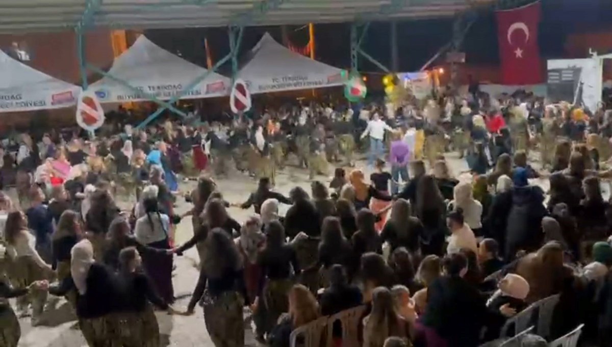 2 bin kişi katıldı: Davul zurna eşliğinde şalvar gecesi