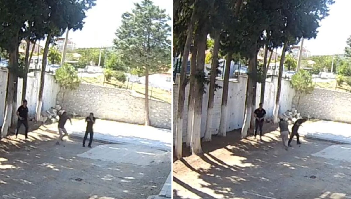 Belediye başkanı zabıta memurlarını sopayla darbetti