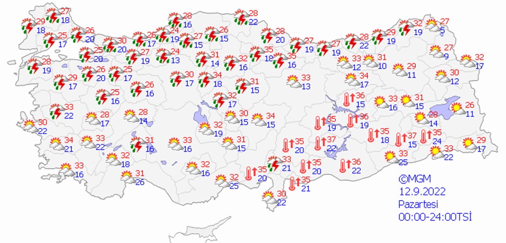 Meteoroloji uyardı: Şiddetli ve ani yağışlar geri dönüyor (Bugün hava nasıl olacak?) - 5